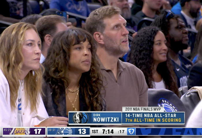 诺维茨基公开支持东契奇 湖人迎战魔术引热议