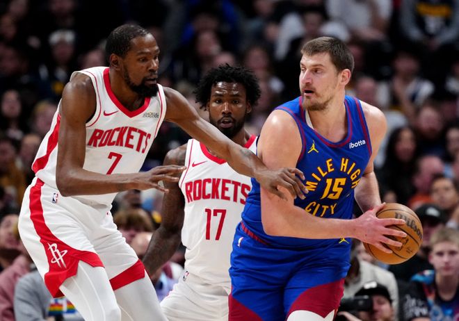 掘金湖人争夺西部第三，火箭季后赛前景堪忧